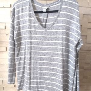 Striped Soft Knit Top